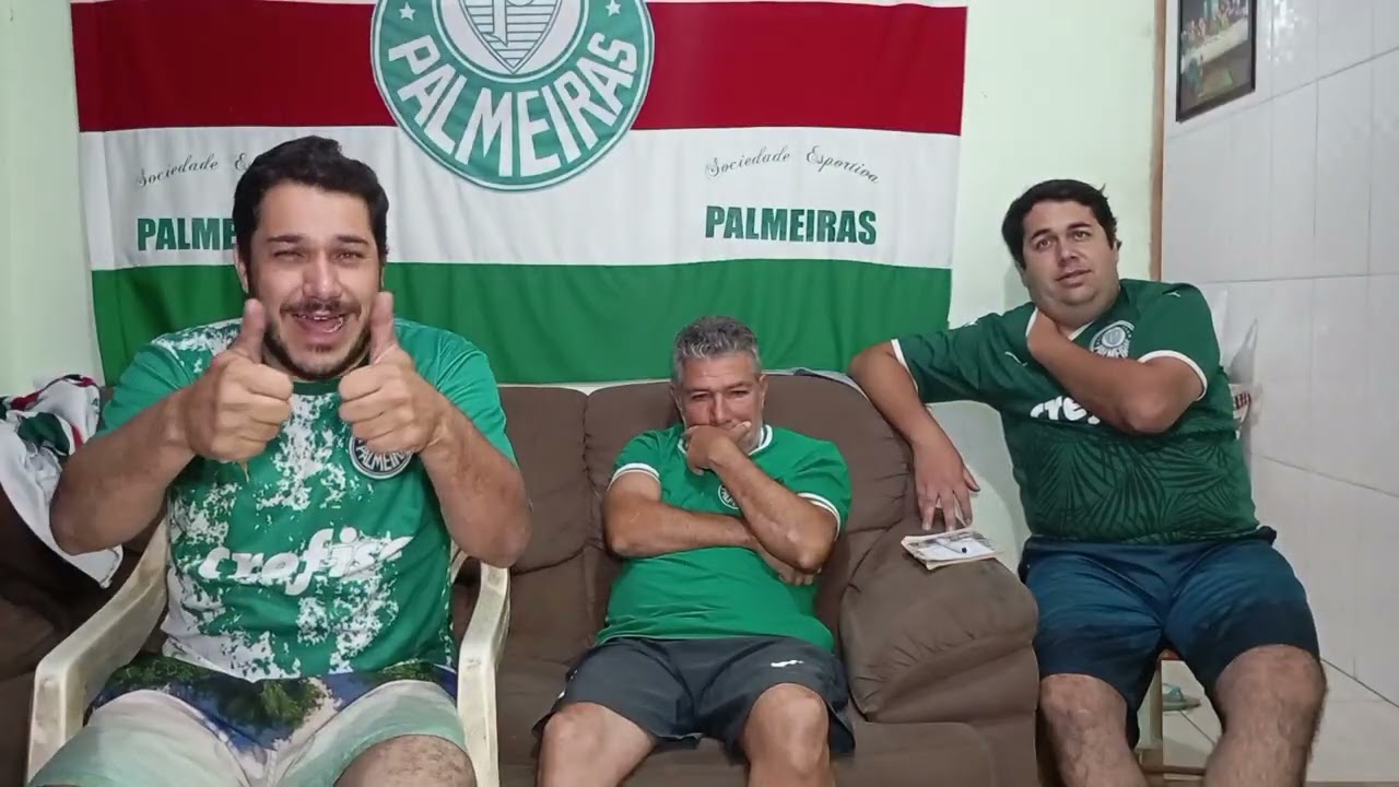 React reações cerro portenho x Palmeiras libertadores vitória e primeira colocação chora antis kkkk