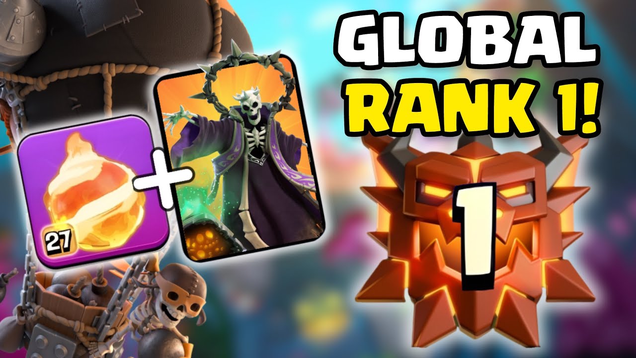 I Reached No.1 Global using Fireball Rocketloons! | New Ranked Mode Legends Attacks (Clash of Clans)