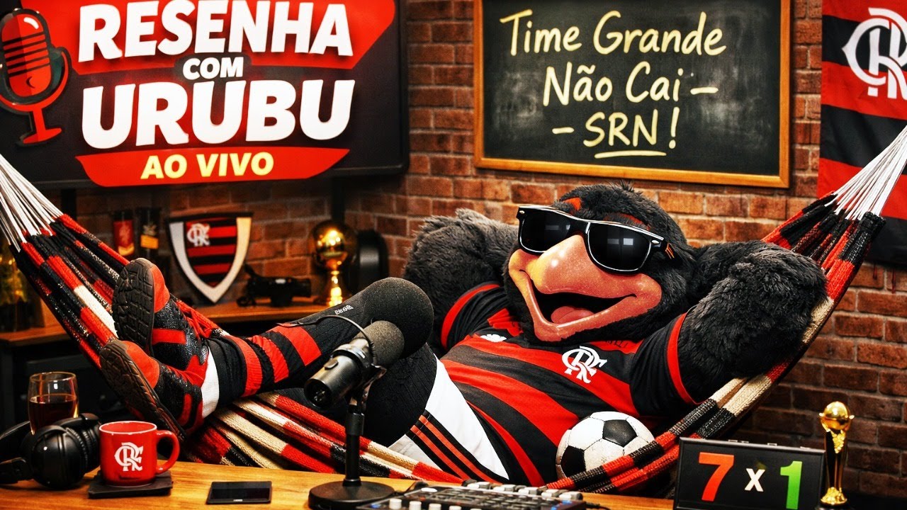 RESENHA COM URUBU - FLAMENGO 7x1 SAMPAIO CORREA (AO VIVO)