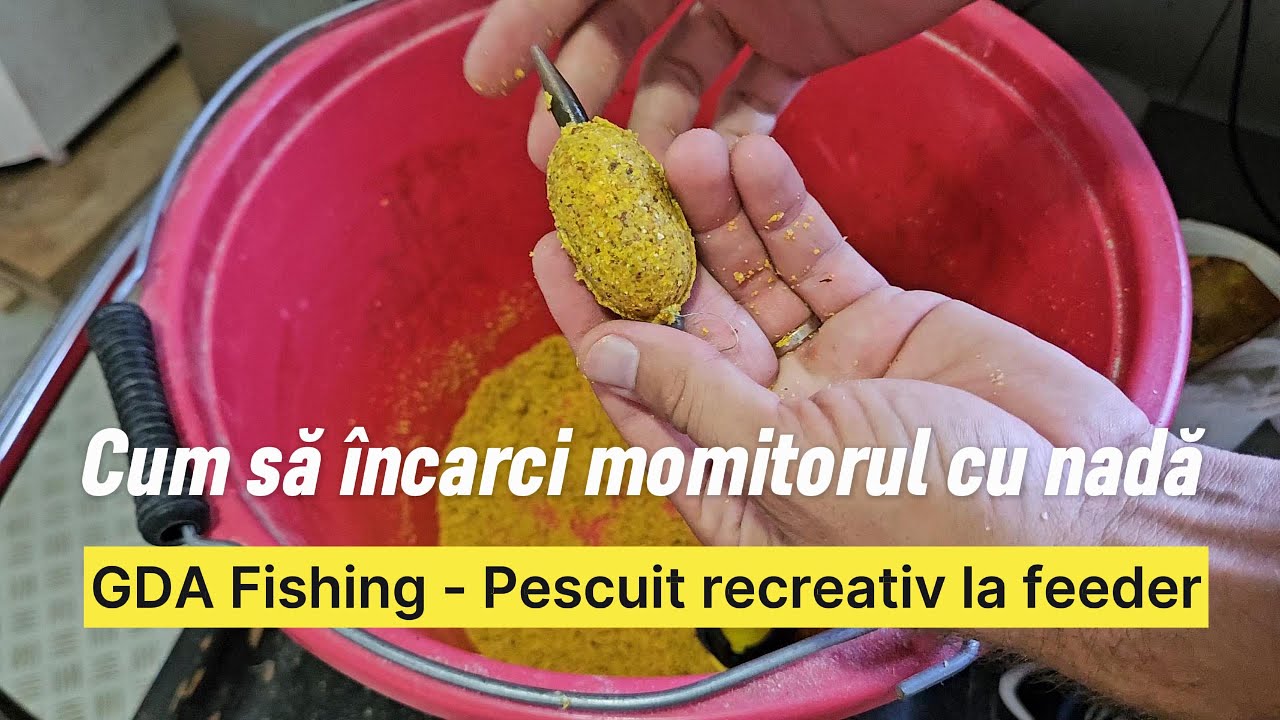 Cum să &icirc;ncarci momitorul cu nadă - Pescuit recreativ la feeder