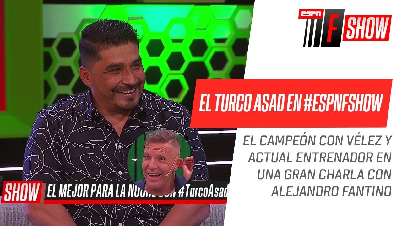 Alejandro Fantino y un nuevo #ESPNFShow con un invitado de lujo: ¡El Turco Asad!