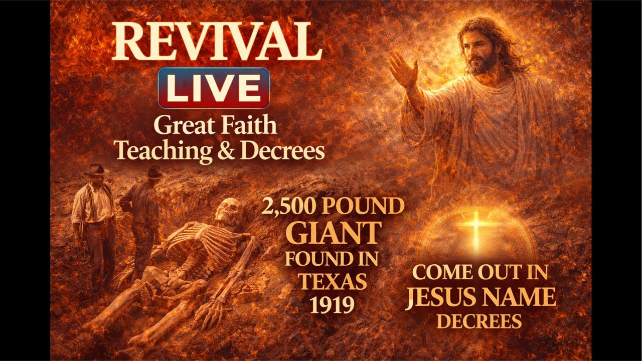 Revival Live: Our Inheritance Faith Teaching ⚔️ Come Out Decrees + Texas Giant Mystery (1919)