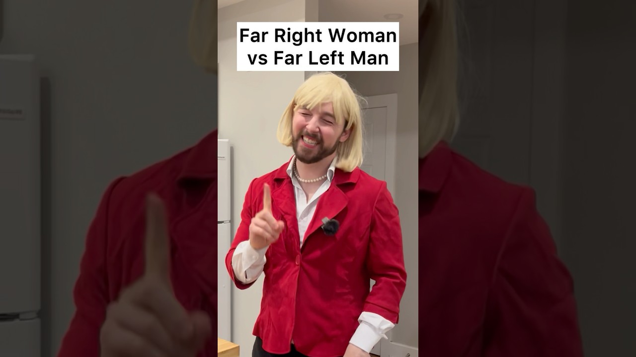 Женщина правого крыла против мужчины левого крыла #правые #левые #мужчины #женщины