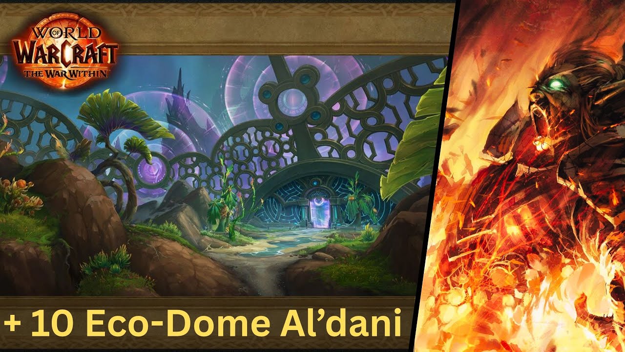 Eco-Dome Al'dani +10 Destruction Warlock Hellcaller Rain of Fire Build | Season 3 TWW