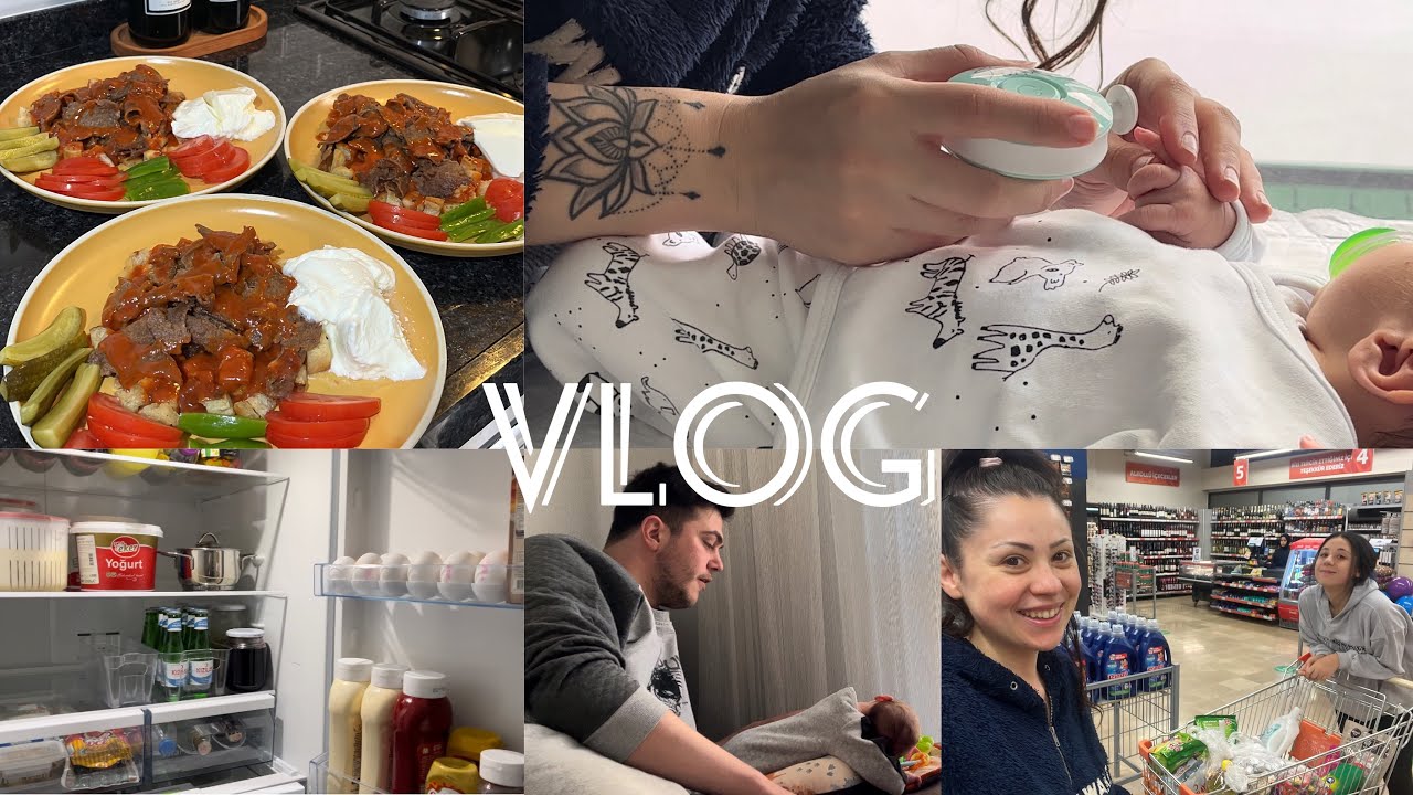 VLOG || MARKET ALIŞVERİŞİ | NOYANLA GÜNLÜK RUTİNLER | EV TEMİZLİĞİ | YENİDOĞANLA BİR GÜN