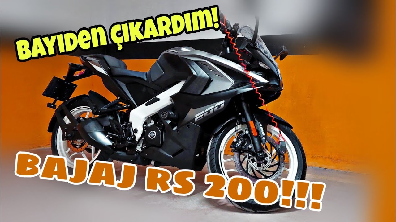 2021 BAJAJ RS 200! Bayiden çıkarma- makina serserii!!!
