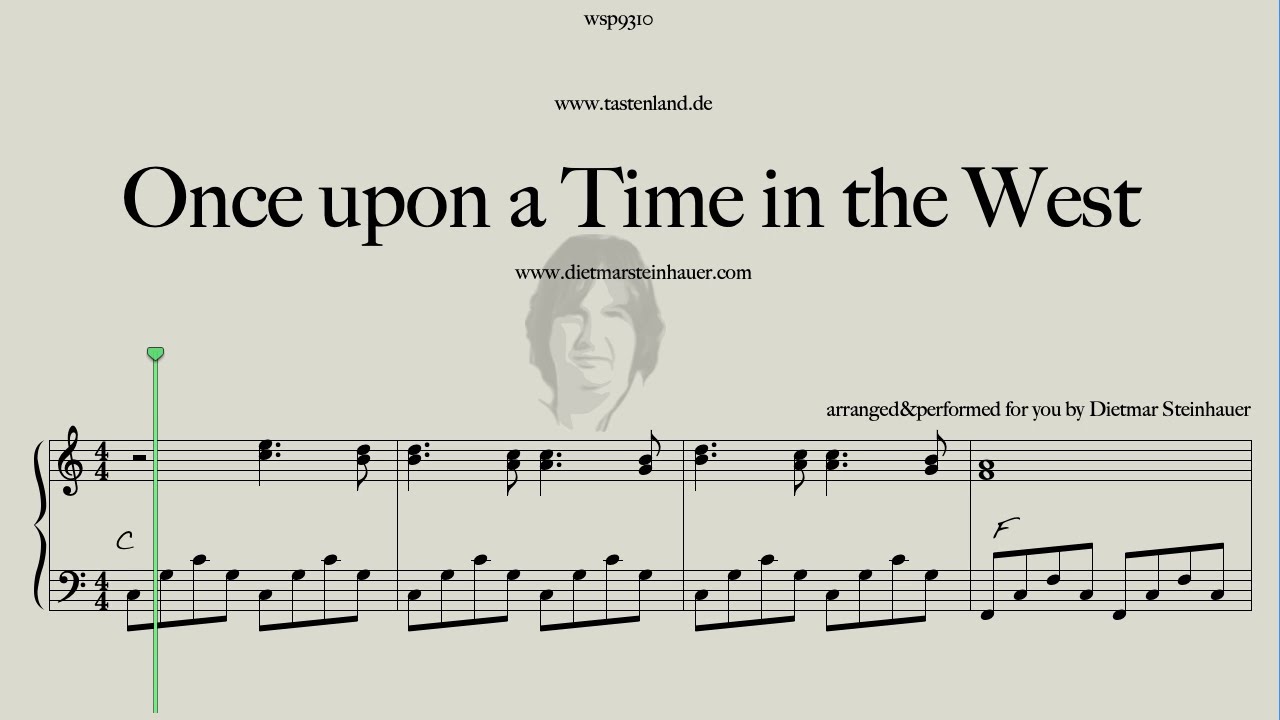Once upon a Time in the West  -  Easy Piano