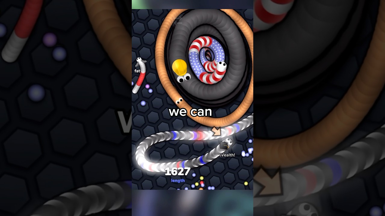 I got revenge in Slither io!