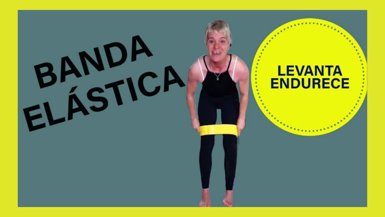 RUTINA INTENSA para GLÚTEOS y ENTREPIERNA con BANDA ELÁSTICA o LIGA | TONIFICA tus glúteos