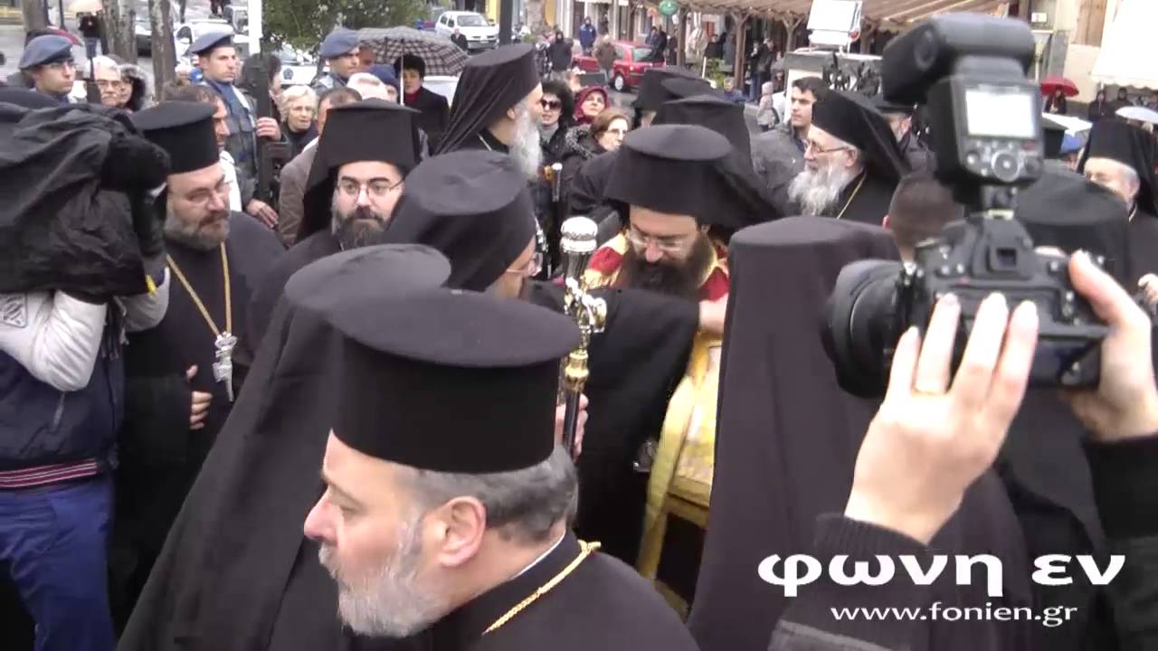 Η υποδοχή  του νέου Μητροπολίτη Πέτρας στη Νεάπολη (23-1-2016)