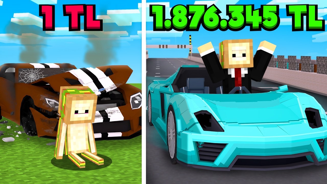 FAKİR EV VS ZENGİN EV! - Minecraft