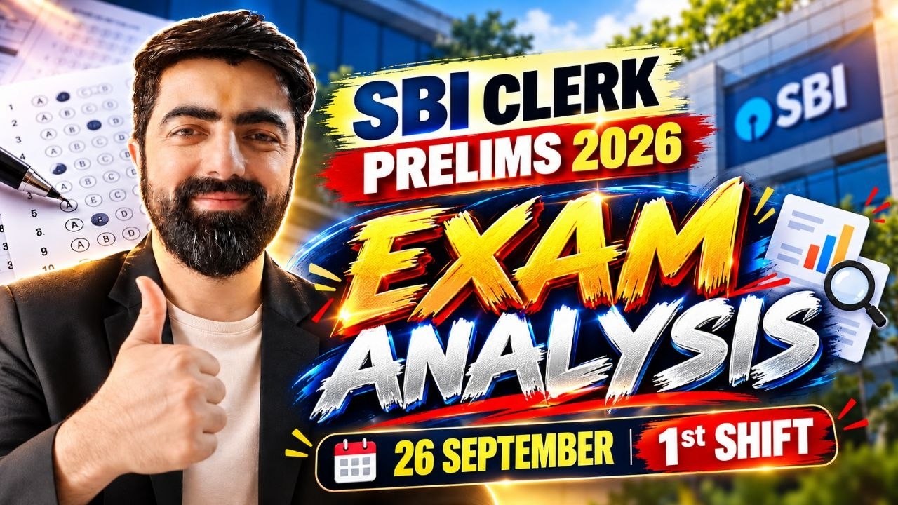 🚀SBI CLERK PRE 2026 : Exam Analysis & Review (Shift 01, 26th Sep)⚡|  By Dhruva Sir