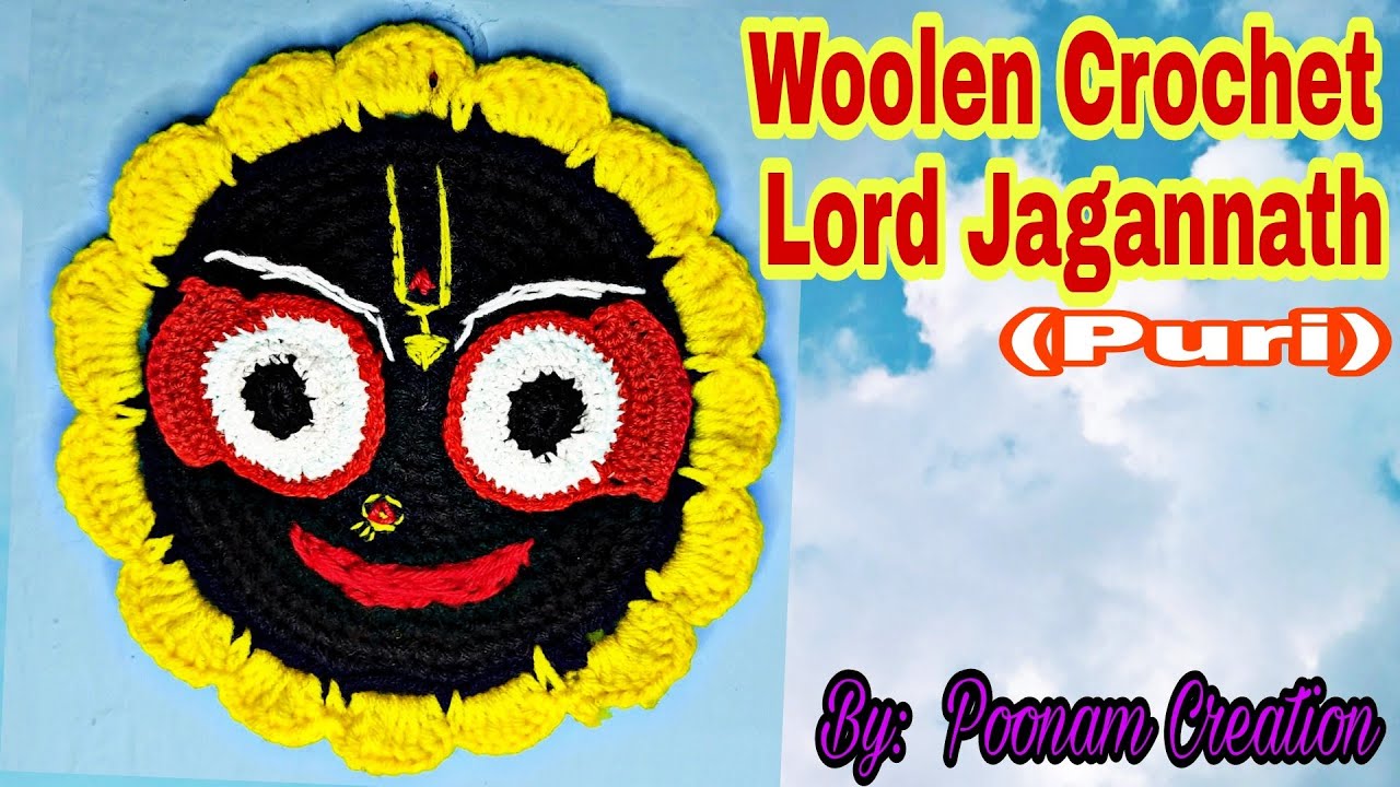 Woolen Crochet Lord Jagannath (Puri) Odisha || DIY Easy guide tutorial for beginners