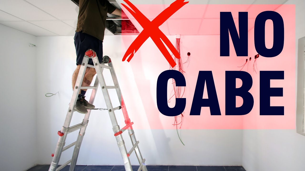 Cambio de plan, donde instalar sin sitio en el techo.. corregimos el Error en la Obra 