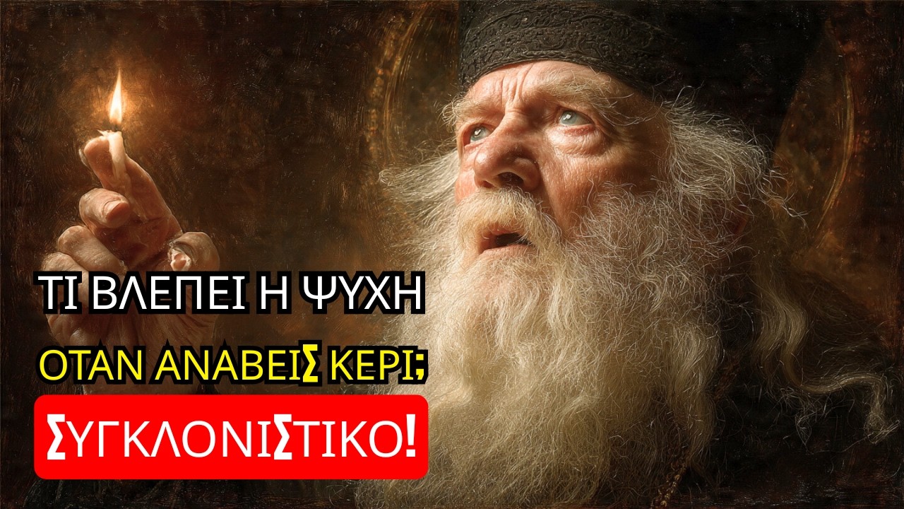Άγιος Πορφύριος: Τι βλέπει η ψυχή του νεκρού όταν ανάβεις κερί γι' αυτόν; Συγκλονιστικό!