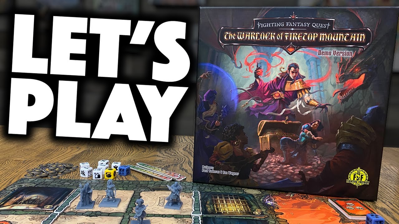 Fighting Fantasy Quest: The Warlock of Firetop Mountain - Let's Play It!