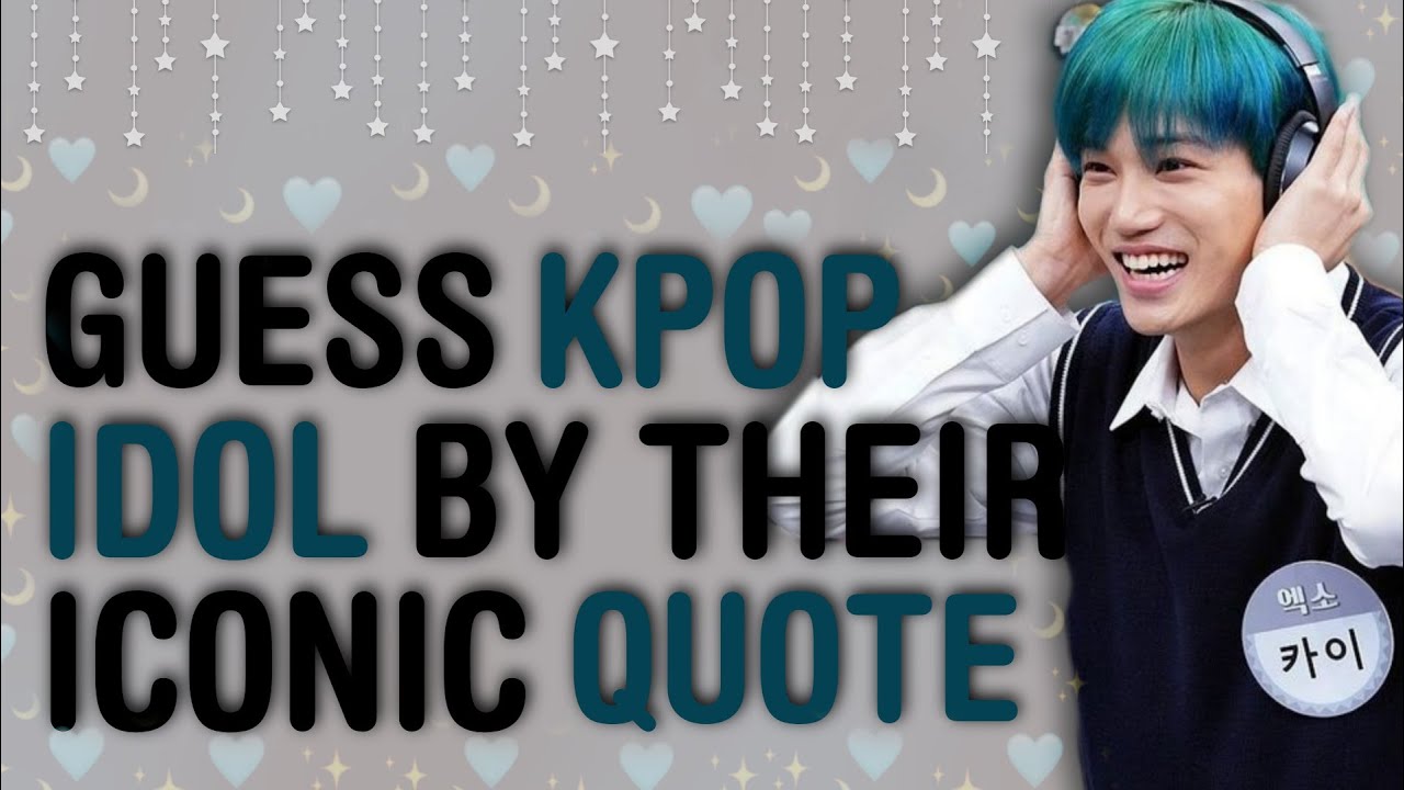 CAN YOU GUESS KPOP IDOL BY THEIR ICONIC QUOTES/LINES? | THIS IS KPOP GAMES
