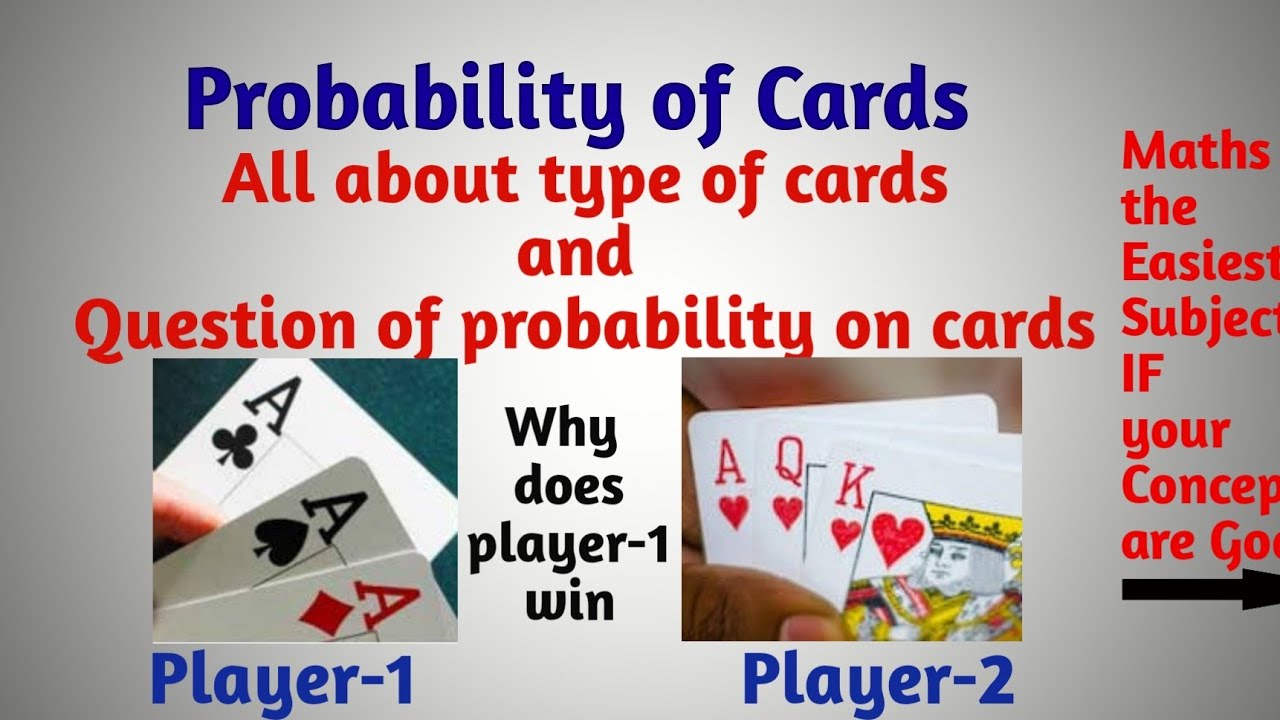 Probability of cards Part-1 || Questions of probability on cards || type of cards