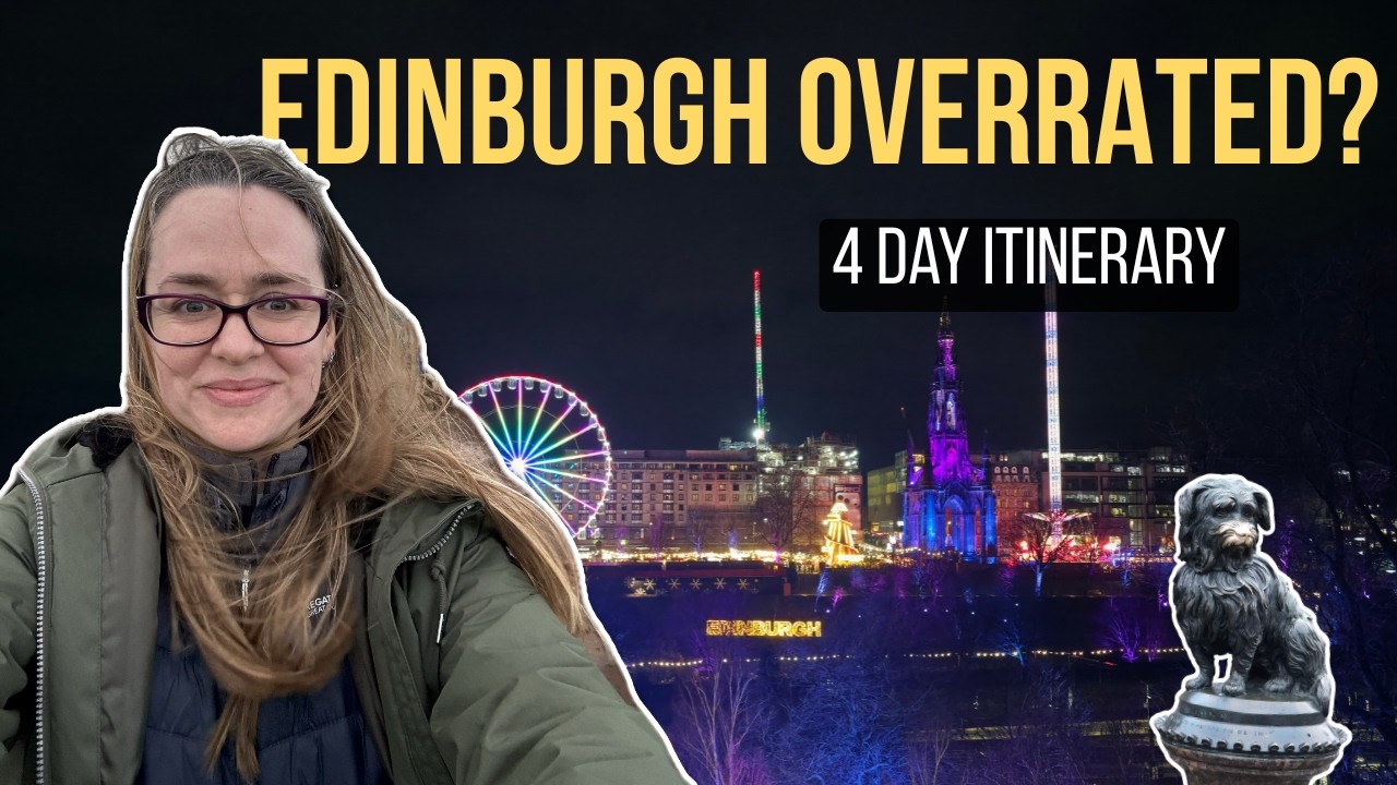 A Magical Winter Weekend in Edinburgh ✨: Castle, Christmas Market & Arthur's Seat