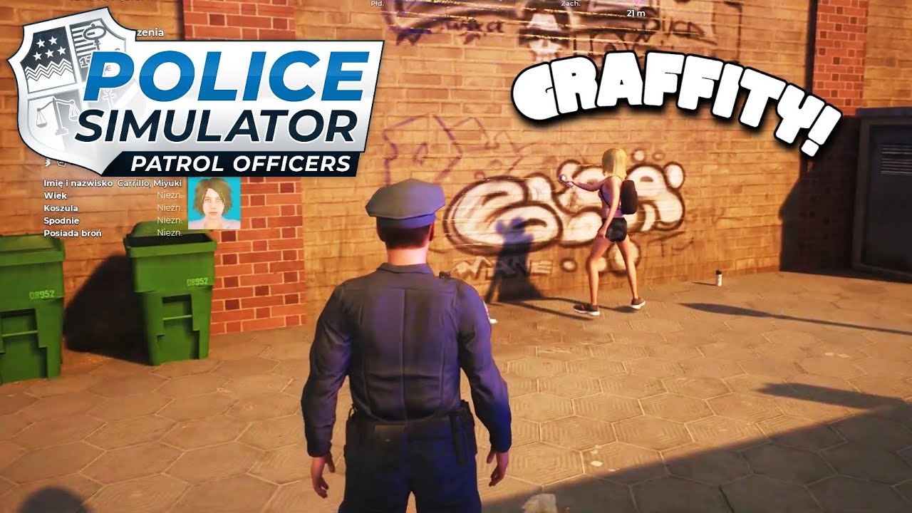 Nielegalne graffity w centrum miasta! | Police Simulator: Patrol Officers 2022!