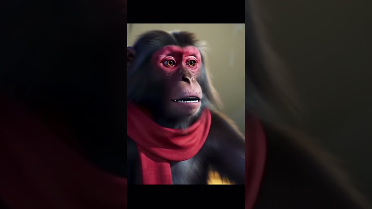 #monkey #like #india #live #funny