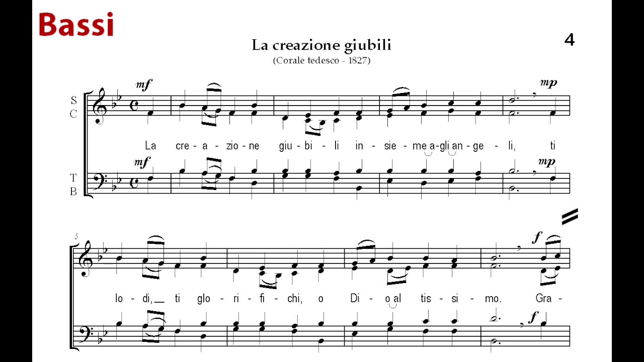 4 - La creazione giubili