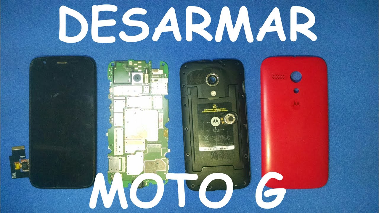 Desmontar o Desarmar Motorola Moto G XT-1032 En Espa&ntilde;ol HD