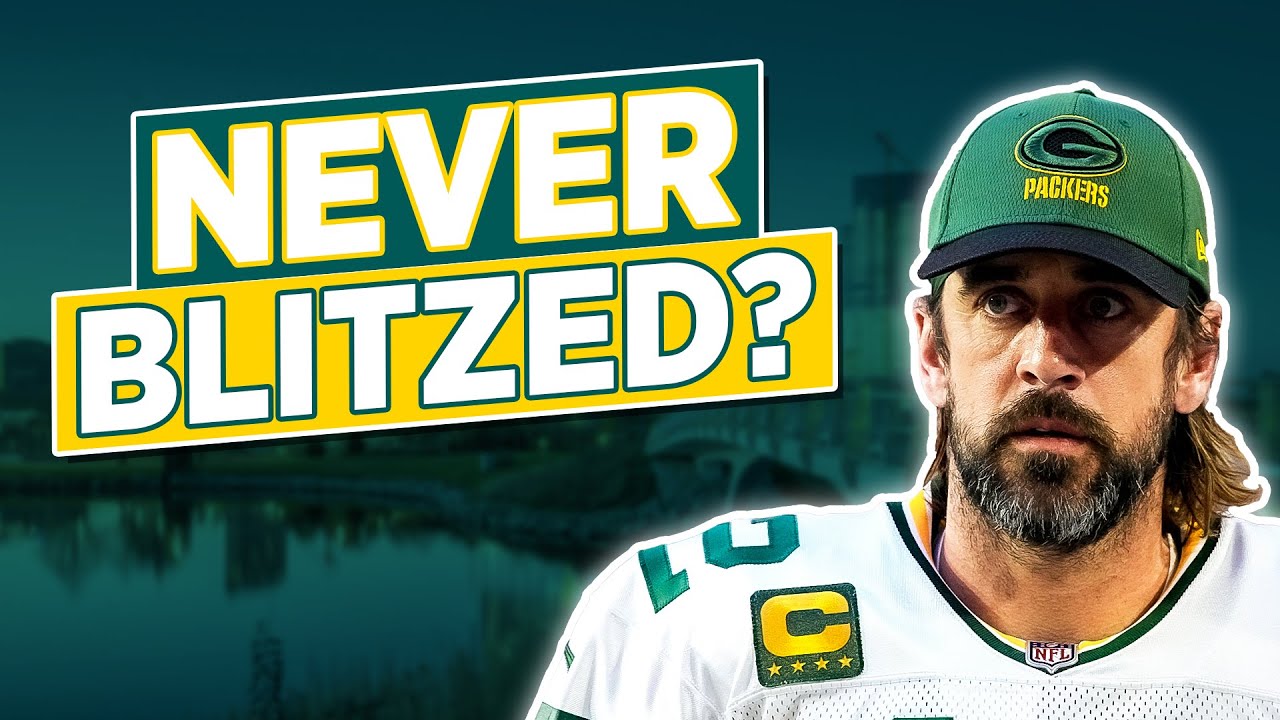 The NFL (suddenly) stopped blitzing Aaron Rodgers.