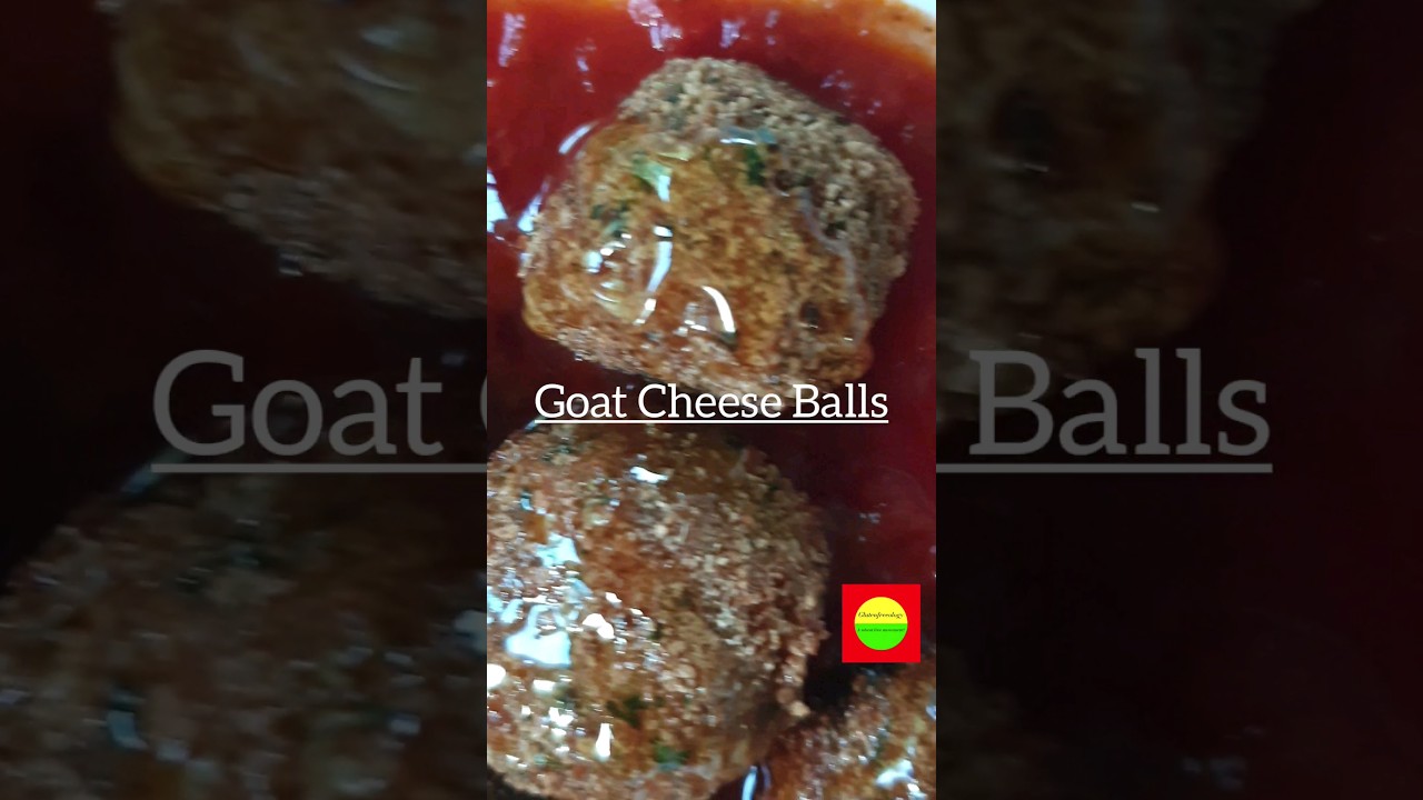 Fried Goat Cheese Balls #goatcheese #appetizers #glutenfree