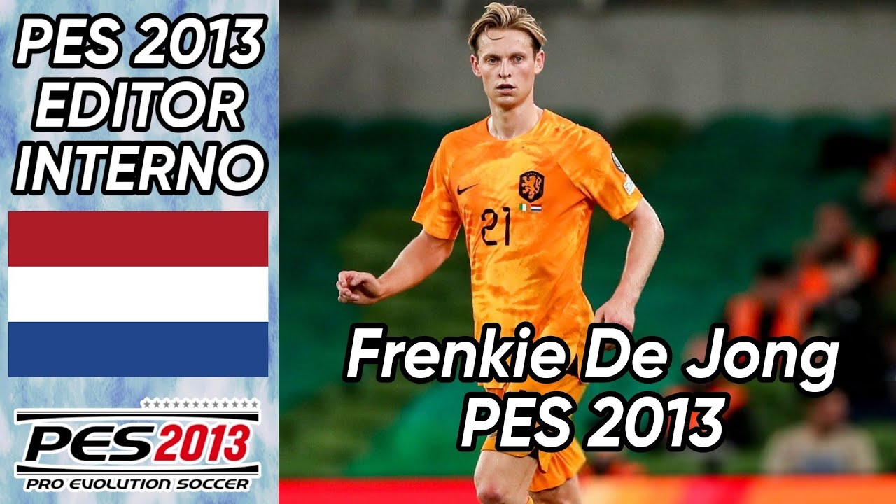 Crear a Frenkie de Jong (FC Barcelona - Paises Bajos) Pes 2013 faces y stats.