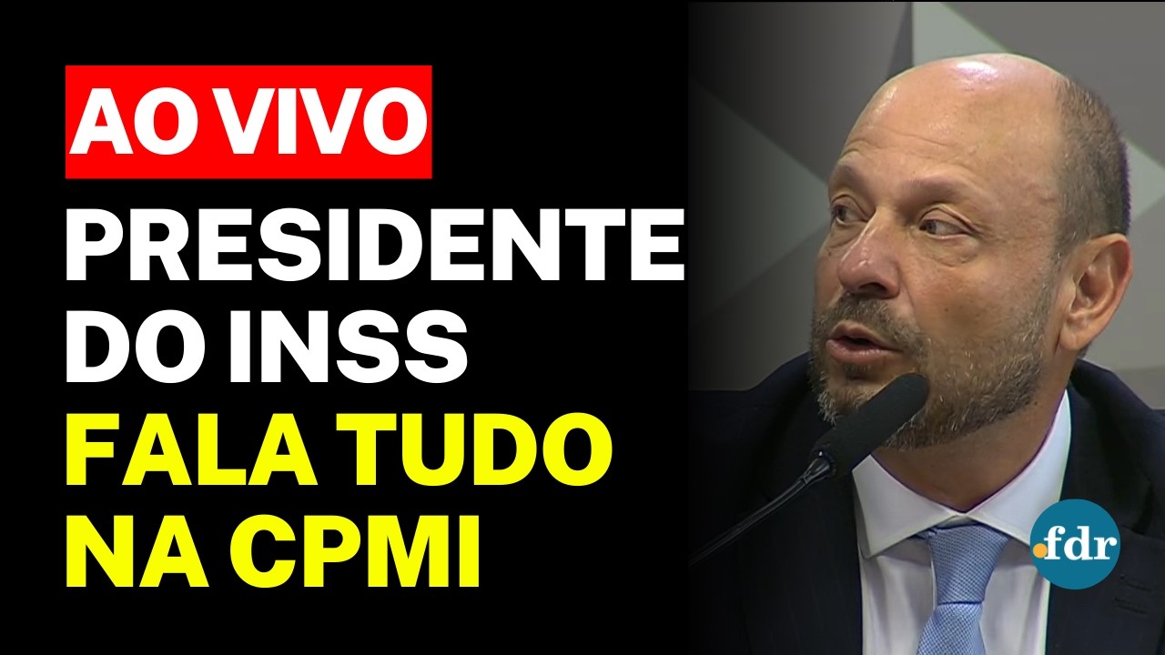 🔴 CPMI DO INSS AO VIVO: QUEBRA DE SIGILO DO BANCO MASTER E OITIVA DO PRESIDENTE DA AUTARQUIA