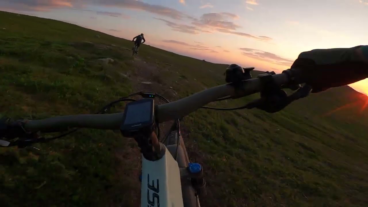 Sunset MTB ride, Lofsdalen, Sweden