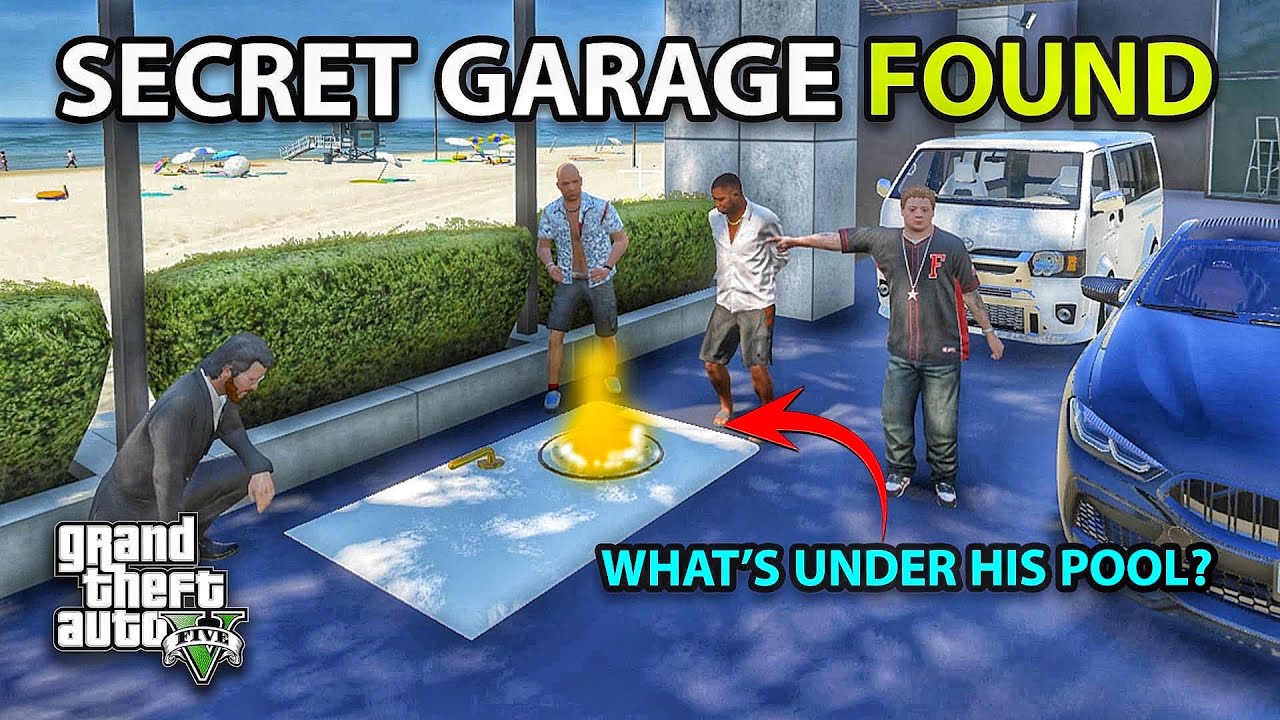 Michael Found a Hidden Underground Garage 😳💸| GTA 5 REAL LIFE MOD