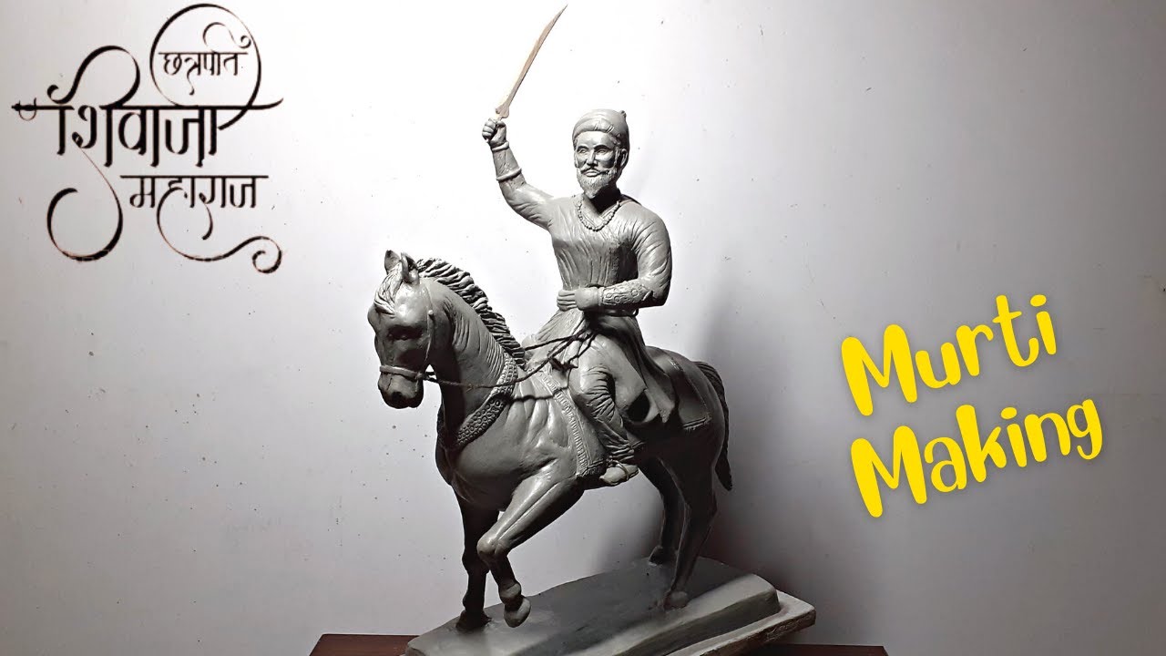 Chatrapati Shivaji Maharaj sculpture making/How to make chatrapati shivaji maharaj murti making