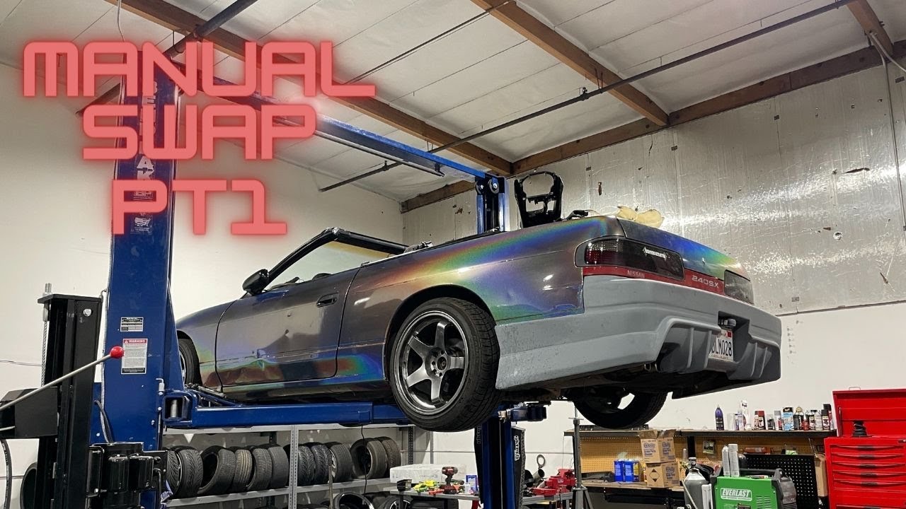 Manual swapping my convertible 240sx Part 1