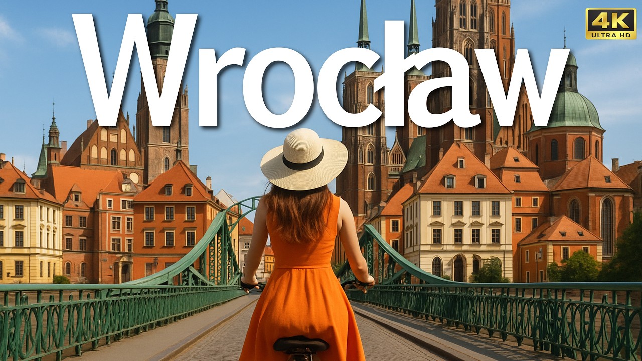 Szybka wycieczka po Wrocławiu | Kolorowe Stare Miasto, Odra i letnie atrakcje w 4K