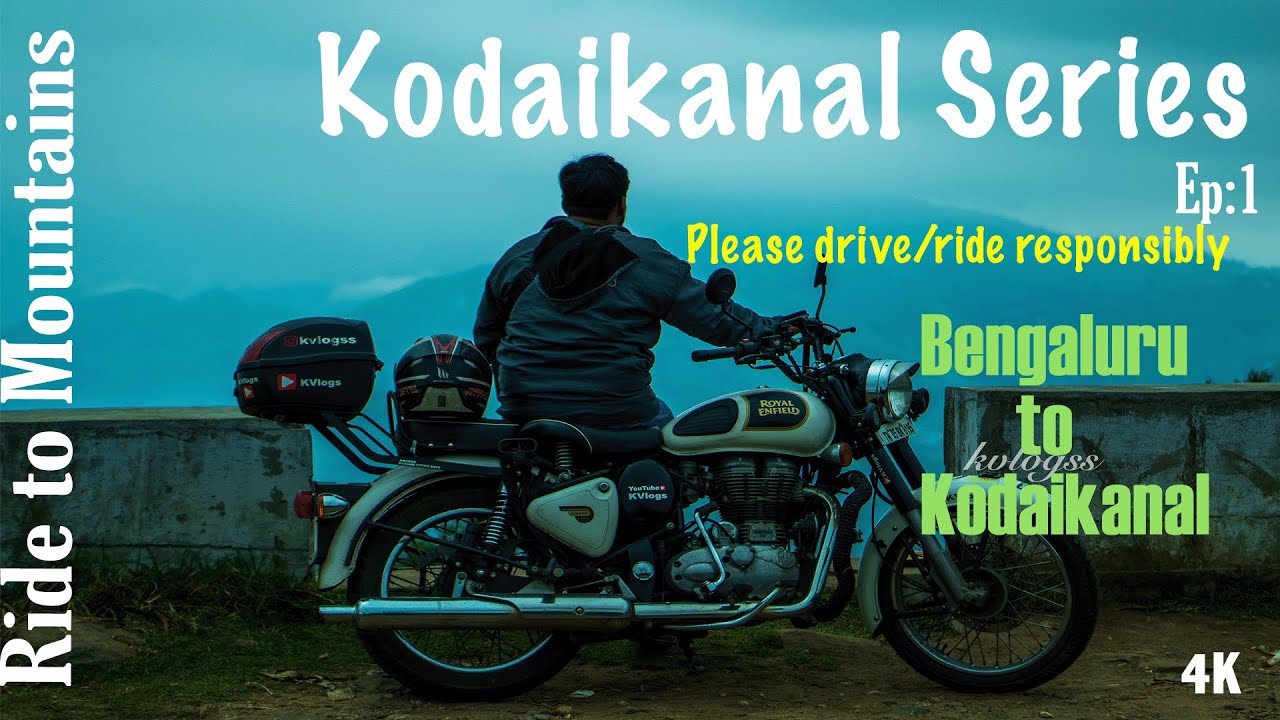 Solo Bike Trip to Kodaikanal | Tourist Bus Accident Kodaikanal Ghat Road| Bangalore to Kodaikanal