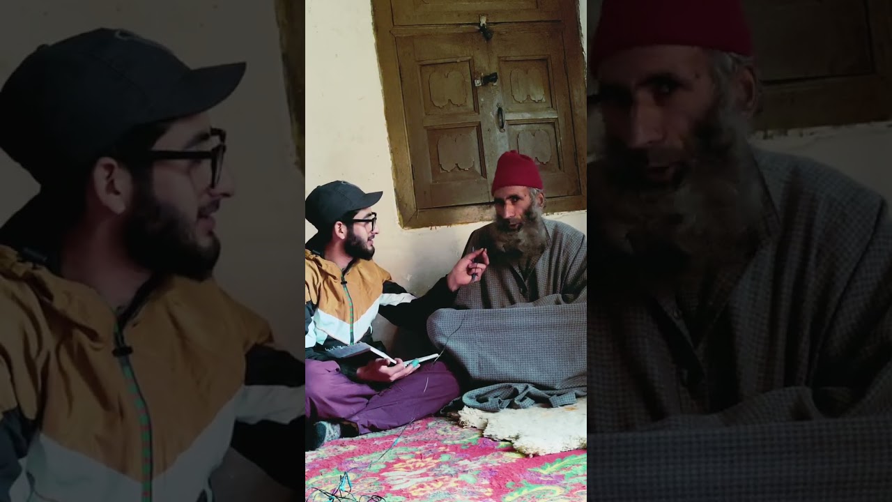 Meet one of the great poet who belongs from kashmir khaitangan bla 