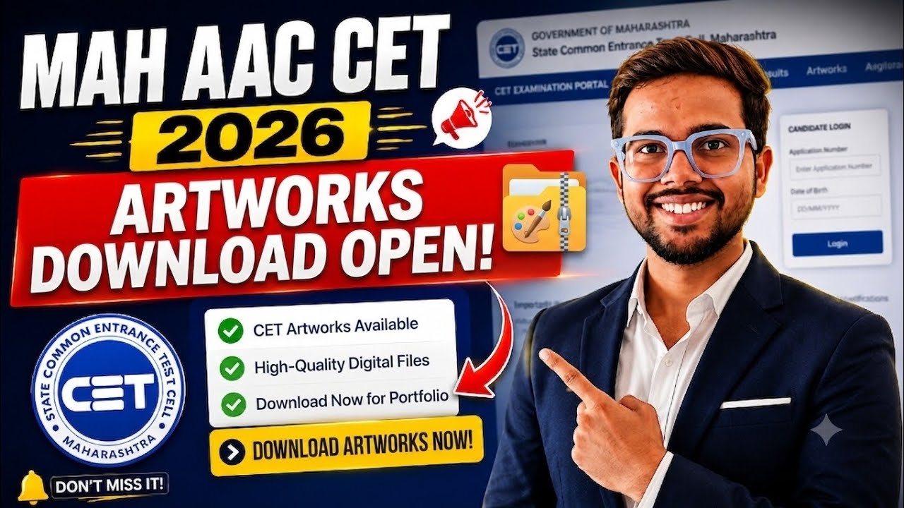 MAH AAC CET 2026 Artworks Download Open! 🎨 How to Download Your Artwork