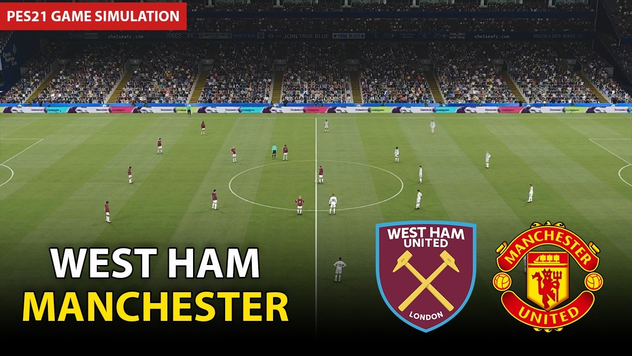West Ham v Manchester United | English Premier League 2026 Match | PES 21 Gameplay Simulation