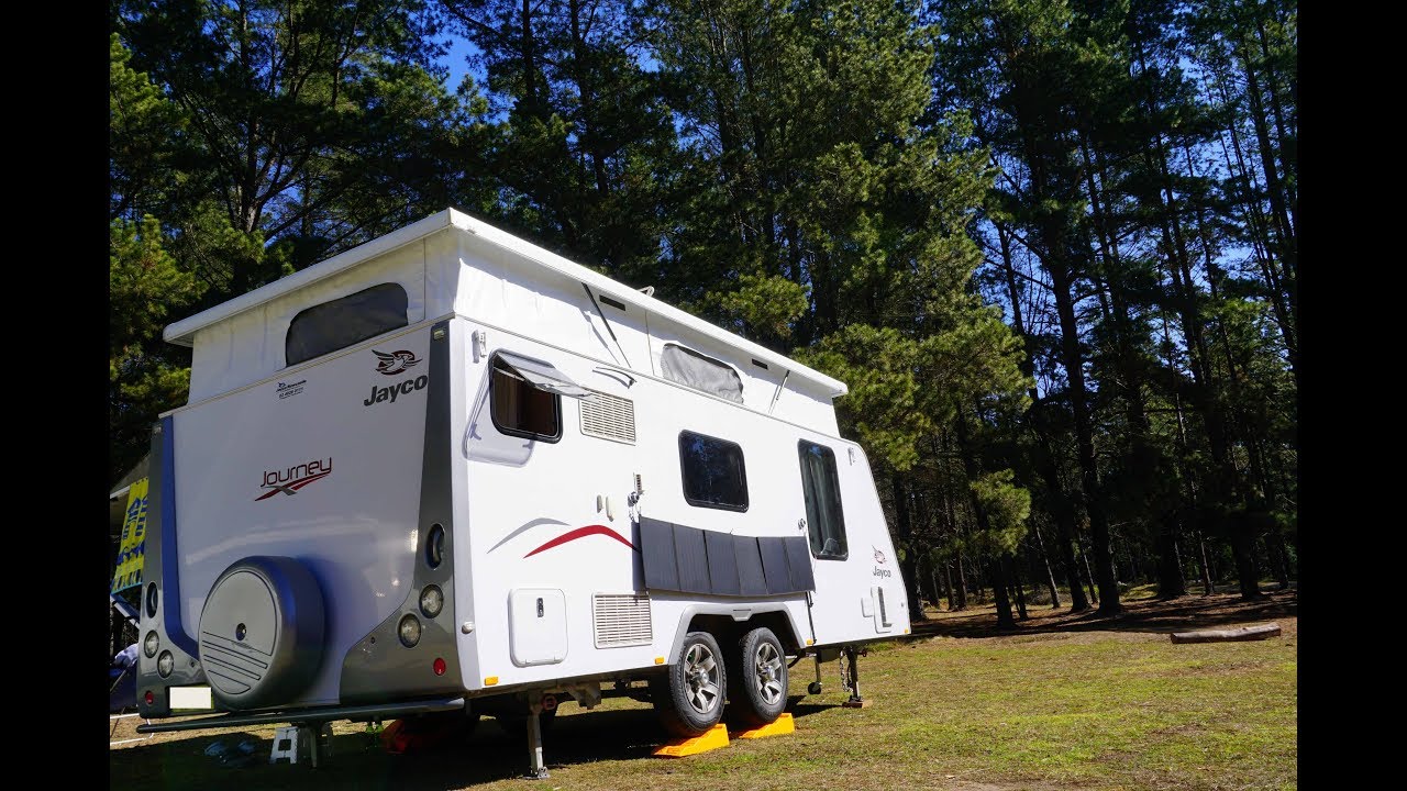 Winter camping in a caravan | Jayco Journey | Belanglo State Forest
