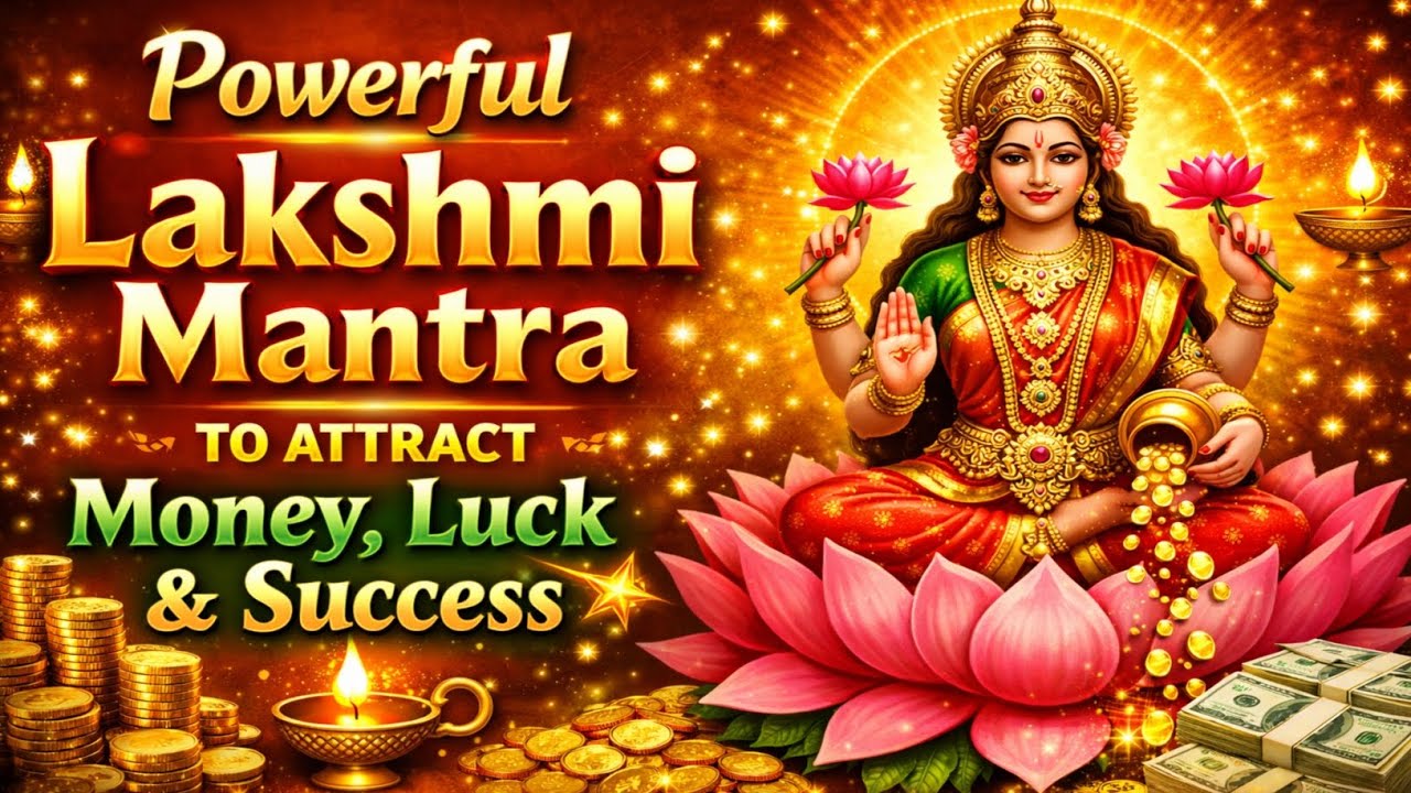 Powerful Lakshmi Mantra to Attract Money, Luck & Success ✨🪔