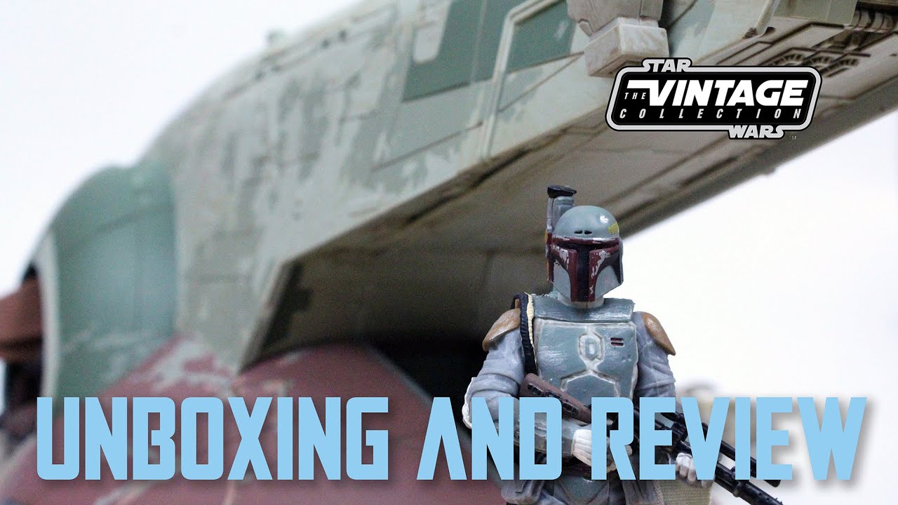 Hasbro's New 2020 Vintage Collection Slave 1 Unboxing