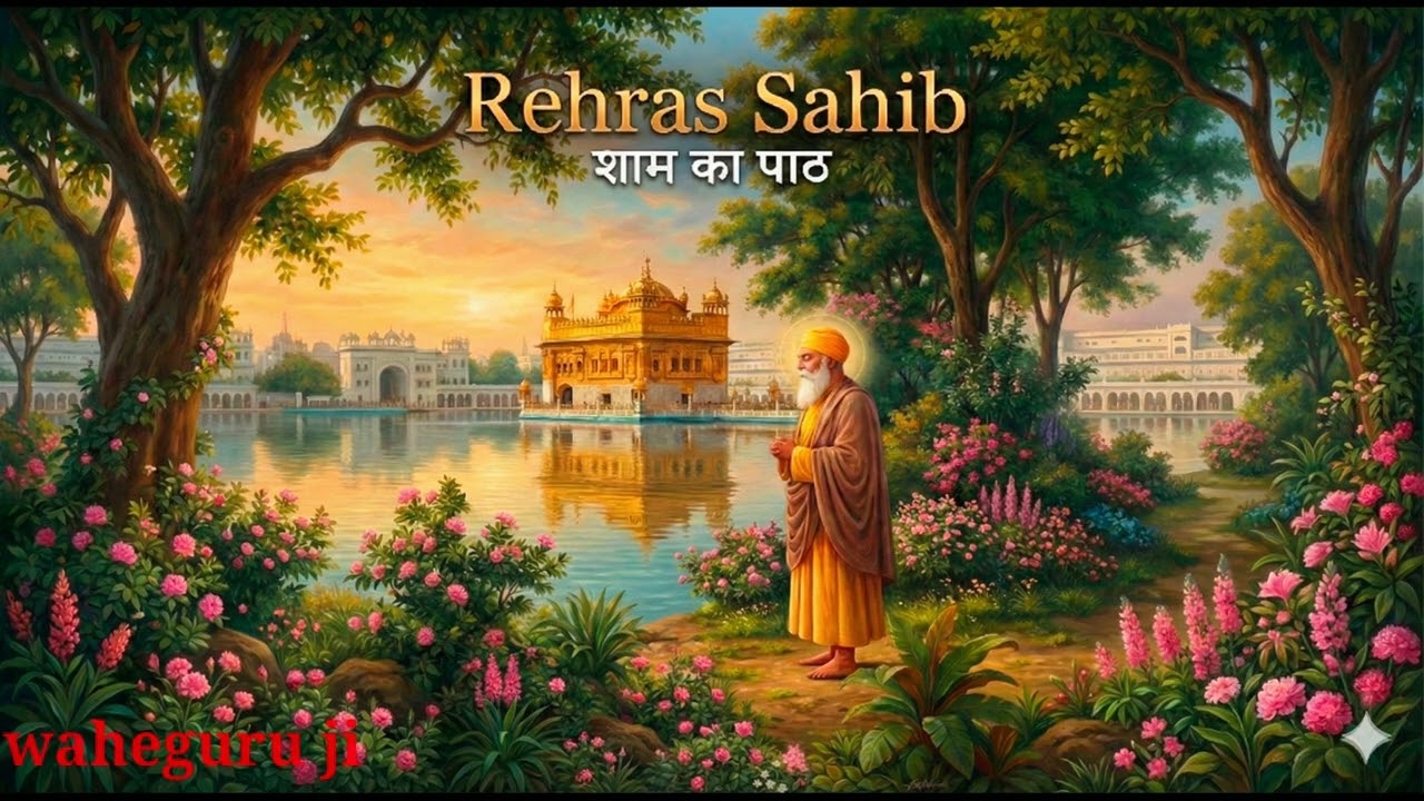 ​ਸ਼ਾਮ ਦਾ ਨਿਤਨੇਮ: ਰਹਿਰਾਸ ਸਾਹਿਬ | Rehras Sahib Today | Bhai Sukhvinder Singh