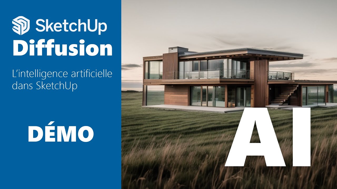 SketchUp Diffusion   - L'intelligence Artificielle dans SketchUp