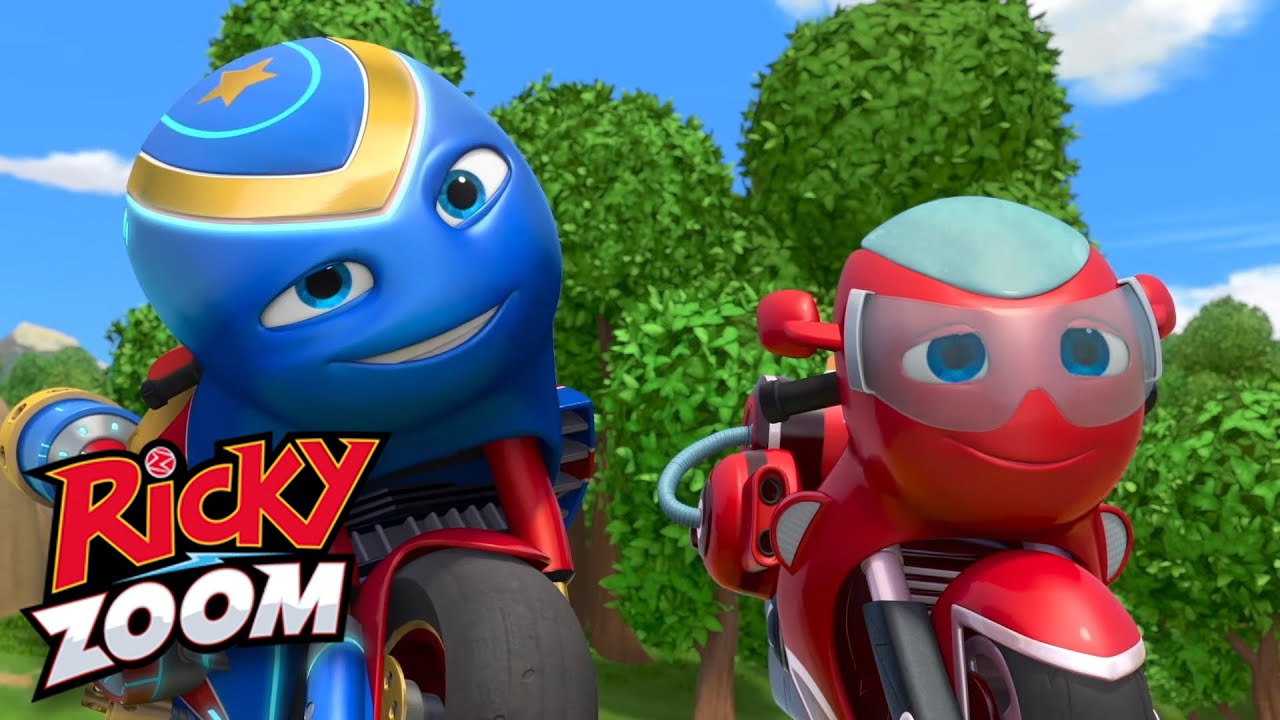 Os her&oacute;is de Ricky ⚡️Rob&ocirc;s malucos ⚡️ Desenho Animado De Moto | Ricky Zoom Brasil