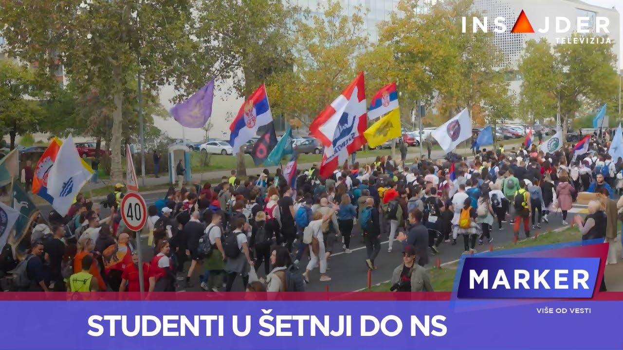 Studenti pošli peške iz Beograda za Novi Sad: "Koracima sećanja, putevima slobode"