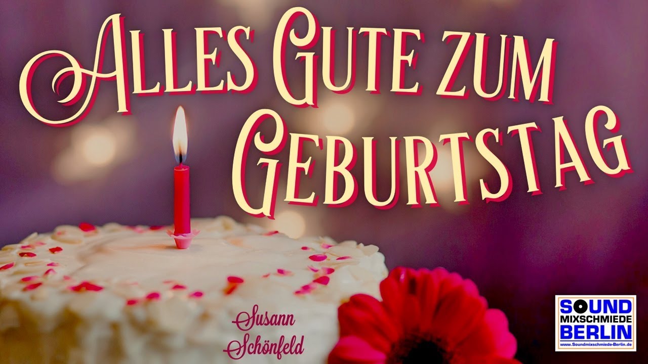 Geburtstagslied für Erwachsene ❤️ Alles Gute zum Geburtstag 🎈 Schöne Geburtstagsgrüße für WhatsApp