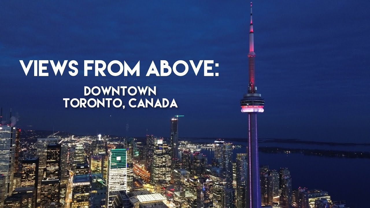 Views From Above: Downtown Toronto, Canada [4K] Drone View