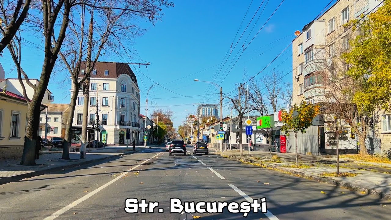 Молдова-Кишинев! Сегодня поездка по 10 улицам города! Для знакомства, и для тех кто соскучился!